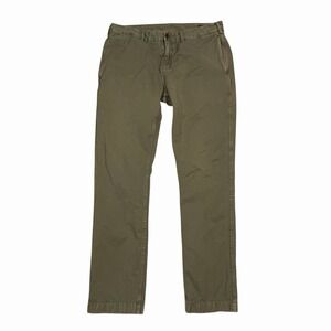 Alex Mill Straight Leg Pant In Vintage Wash Vintage Olive Size 34x31